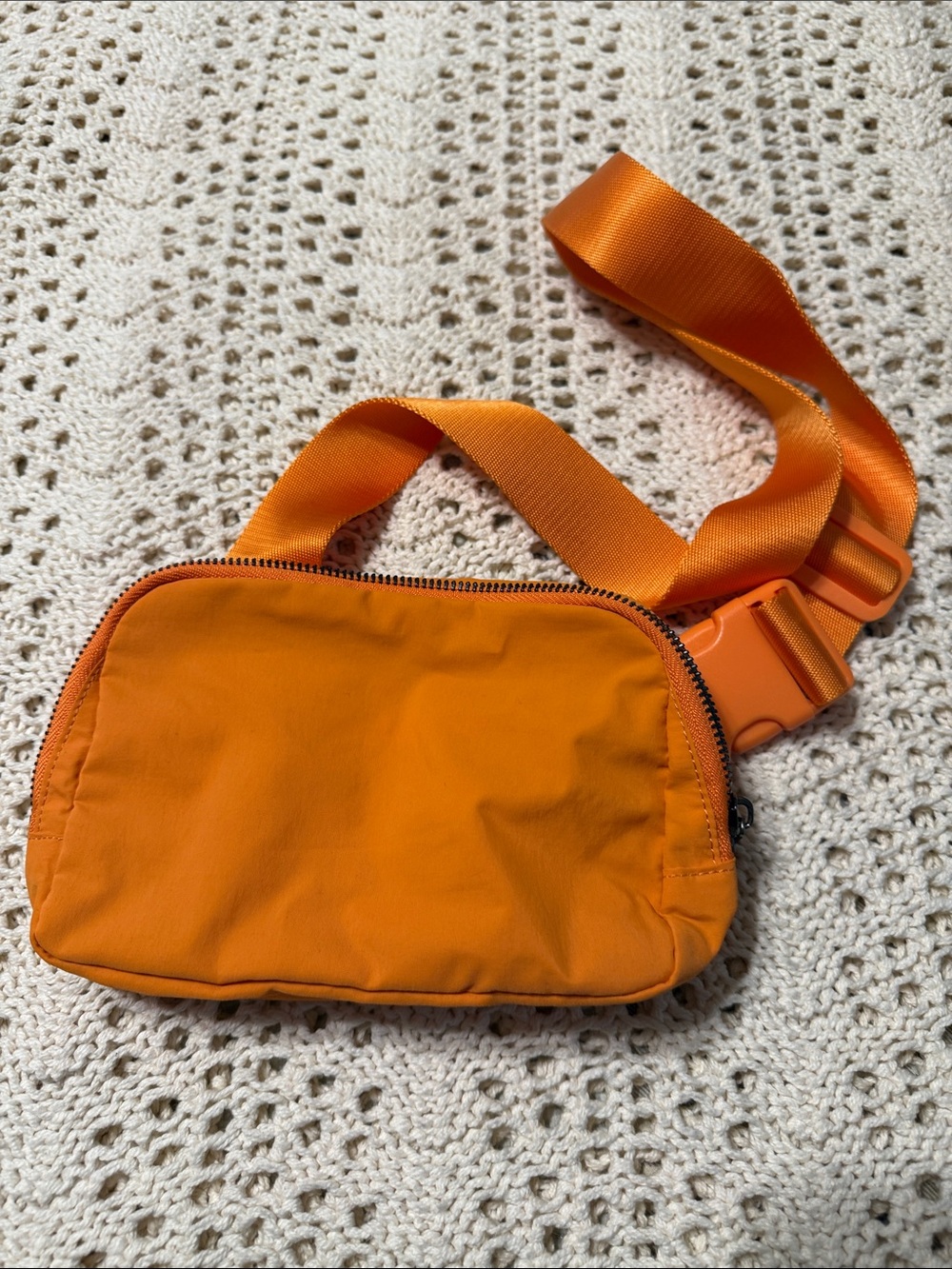 Orange Crossbody Belt Bag - Women